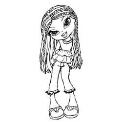 Disegno da colorare: Bratz (Cartoni animati) #32435 - Pagine da Colorare Stampabili Gratuite