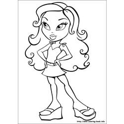 Disegno da colorare: Bratz (Cartoni animati) #32439 - Pagine da Colorare Stampabili Gratuite