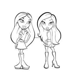 Disegno da colorare: Bratz (Cartoni animati) #32440 - Pagine da Colorare Stampabili Gratuite