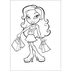 Disegno da colorare: Bratz (Cartoni animati) #32489 - Pagine da Colorare Stampabili Gratuite