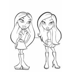 Disegno da colorare: Bratz (Cartoni animati) #32501 - Pagine da Colorare Stampabili Gratuite