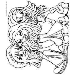 Disegno da colorare: Bratz (Cartoni animati) #32520 - Pagine da Colorare Stampabili Gratuite