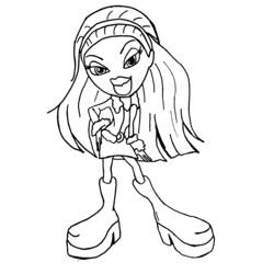 Disegno da colorare: Bratz (Cartoni animati) #32521 - Pagine da Colorare Stampabili Gratuite