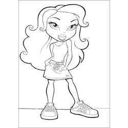 Disegno da colorare: Bratz (Cartoni animati) #32526 - Pagine da Colorare Stampabili Gratuite