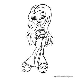 Disegno da colorare: Bratz (Cartoni animati) #32545 - Pagine da Colorare Stampabili Gratuite