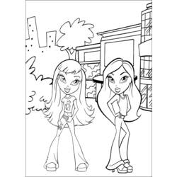 Disegno da colorare: Bratz (Cartoni animati) #32553 - Pagine da Colorare Stampabili Gratuite