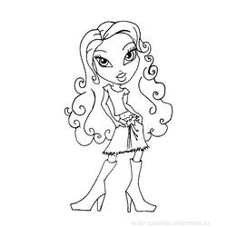 Disegno da colorare: Bratz (Cartoni animati) #32571 - Pagine da Colorare Stampabili Gratuite