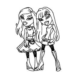 Disegno da colorare: Bratz (Cartoni animati) #32584 - Pagine da Colorare Stampabili Gratuite