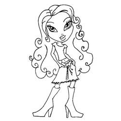 Disegno da colorare: Bratz (Cartoni animati) #32631 - Pagine da Colorare Stampabili Gratuite