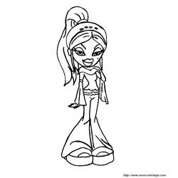 Disegno da colorare: Bratz (Cartoni animati) #32643 - Pagine da Colorare Stampabili Gratuite