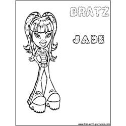 Disegno da colorare: Bratz (Cartoni animati) #32657 - Pagine da Colorare Stampabili Gratuite