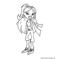 Disegno da colorare: Bratz (Cartoni animati) #32685 - Pagine da Colorare Stampabili Gratuite