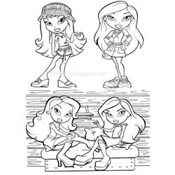 Disegno da colorare: Bratz (Cartoni animati) #32703 - Pagine da Colorare Stampabili Gratuite