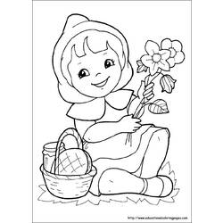 Disegno da colorare: Cappuccetto Rosso (Cartoni animati) #49370 - Pagine da Colorare Stampabili Gratuite