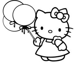 Disegno da colorare: ciao Kitty (Cartoni animati) #36733 - Pagine da Colorare Stampabili Gratuite