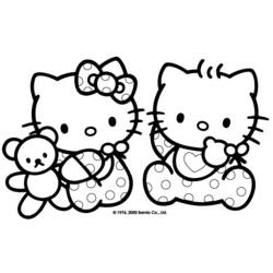 Disegno da colorare: ciao Kitty (Cartoni animati) #36739 - Pagine da Colorare Stampabili Gratuite