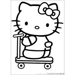 Disegno da colorare: ciao Kitty (Cartoni animati) #36744 - Pagine da Colorare Stampabili Gratuite