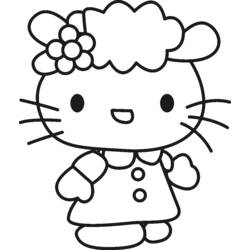 Disegno da colorare: ciao Kitty (Cartoni animati) #36757 - Pagine da Colorare Stampabili Gratuite