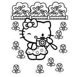 Disegno da colorare: ciao Kitty (Cartoni animati) #36788 - Pagine da Colorare Stampabili Gratuite