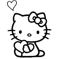 Disegno da colorare: ciao Kitty (Cartoni animati) #36802 - Pagine da Colorare Stampabili Gratuite