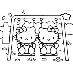 Disegno da colorare: ciao Kitty (Cartoni animati) #36813 - Pagine da Colorare Stampabili Gratuite