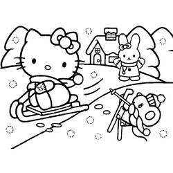 Disegno da colorare: ciao Kitty (Cartoni animati) #36816 - Pagine da Colorare Stampabili Gratuite
