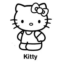 Disegno da colorare: ciao Kitty (Cartoni animati) #36821 - Pagine da Colorare Stampabili Gratuite