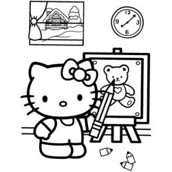 Disegno da colorare: ciao Kitty (Cartoni animati) #36891 - Pagine da Colorare Stampabili Gratuite