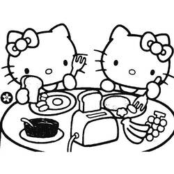 Disegno da colorare: ciao Kitty (Cartoni animati) #36895 - Pagine da Colorare Stampabili Gratuite