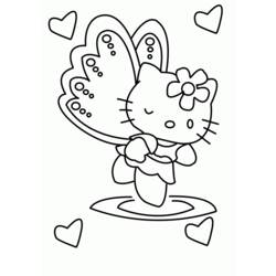 Disegno da colorare: ciao Kitty (Cartoni animati) #36899 - Pagine da Colorare Stampabili Gratuite