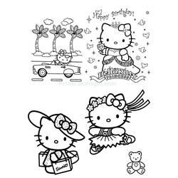 Disegno da colorare: ciao Kitty (Cartoni animati) #36909 - Pagine da Colorare Stampabili Gratuite