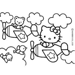 Disegno da colorare: ciao Kitty (Cartoni animati) #36935 - Pagine da Colorare Stampabili Gratuite