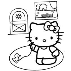 Disegno da colorare: ciao Kitty (Cartoni animati) #36937 - Pagine da Colorare Stampabili Gratuite