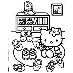 Disegno da colorare: ciao Kitty (Cartoni animati) #36956 - Pagine da Colorare Stampabili Gratuite