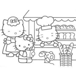 Disegno da colorare: ciao Kitty (Cartoni animati) #36971 - Pagine da Colorare Stampabili Gratuite