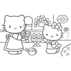 Disegno da colorare: ciao Kitty (Cartoni animati) #36973 - Pagine da Colorare Stampabili Gratuite