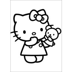 Disegno da colorare: ciao Kitty (Cartoni animati) #36986 - Pagine da Colorare Stampabili Gratuite
