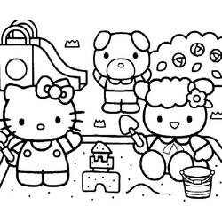 Disegno da colorare: ciao Kitty (Cartoni animati) #36997 - Pagine da Colorare Stampabili Gratuite