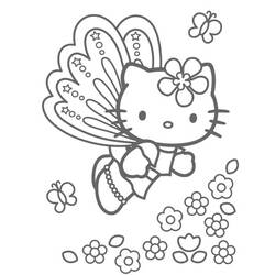 Disegno da colorare: ciao Kitty (Cartoni animati) #37006 - Pagine da Colorare Stampabili Gratuite