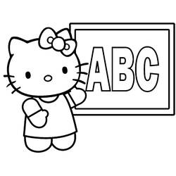 Disegno da colorare: ciao Kitty (Cartoni animati) #37030 - Pagine da Colorare Stampabili Gratuite