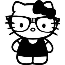 Disegno da colorare: ciao Kitty (Cartoni animati) #37052 - Pagine da Colorare Stampabili Gratuite