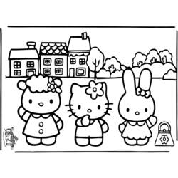 Disegno da colorare: ciao Kitty (Cartoni animati) #37067 - Pagine da Colorare Stampabili Gratuite
