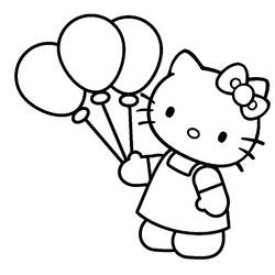 Disegno da colorare: ciao Kitty (Cartoni animati) #37086 - Pagine da Colorare Stampabili Gratuite