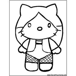 Disegno da colorare: ciao Kitty (Cartoni animati) #37113 - Pagine da Colorare Stampabili Gratuite