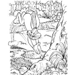 Disegno da colorare: coniglietto di insetti (Cartoni animati) #26345 - Pagine da Colorare Stampabili Gratuite