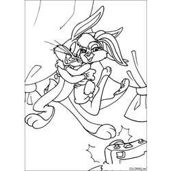 Disegno da colorare: coniglietto di insetti (Cartoni animati) #26350 - Pagine da Colorare Stampabili Gratuite