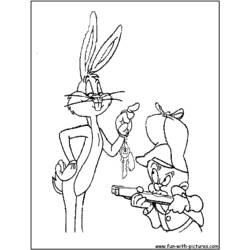 Disegno da colorare: coniglietto di insetti (Cartoni animati) #26376 - Pagine da Colorare Stampabili Gratuite