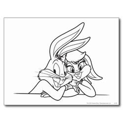 Disegno da colorare: coniglietto di insetti (Cartoni animati) #26445 - Pagine da Colorare Stampabili Gratuite