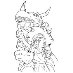 Disegno da colorare: Digimon (Cartoni animati) #51425 - Pagine da Colorare Stampabili Gratuite