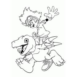 Disegno da colorare: Digimon (Cartoni animati) #51431 - Pagine da Colorare Stampabili Gratuite